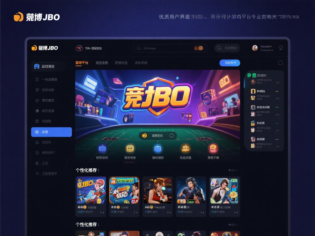 尽享竟博JBO首页最专业游戏平台娱乐体验 优质的用户界面是评判一个游戏平台专业与否的关键。竟