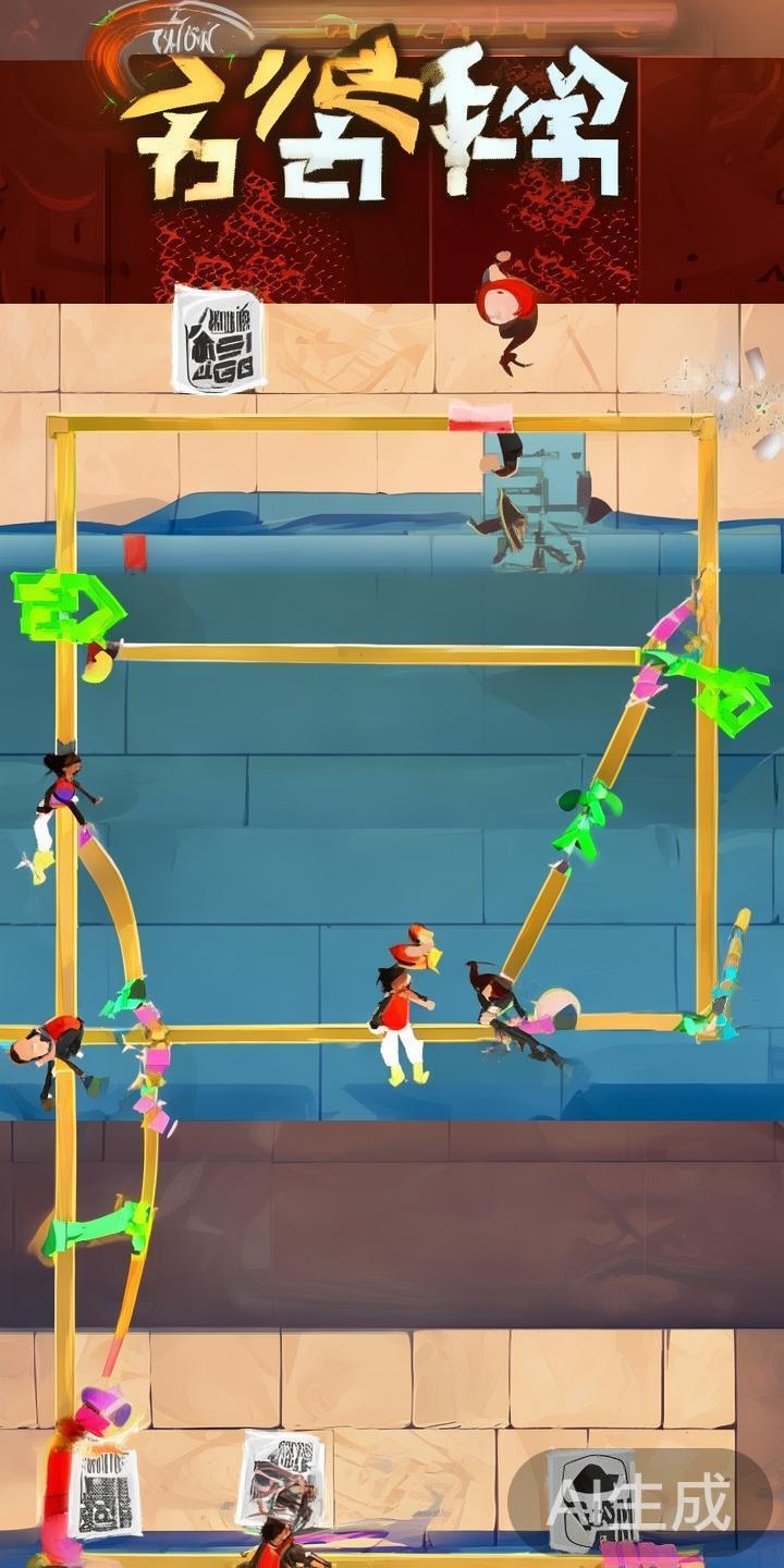 在竞博体育的绳子游戏中，玩家主要需要操作角色在规定